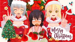 【東方MMD】博麗神社でクリスマス会🎅霊夢さんの食べ方がwwwꉂ🤣‎𐤔 【mmd紙芝居】