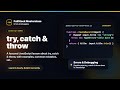 try, catch & throw Explained | FullStack Masterclass JavaScript Course