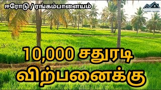 ஈரோடு ரங்கம்பாளையம் அருகே 10000 சதுரடி விற்பனைக்கு #landsale #farmland #landforsale #viral #trending