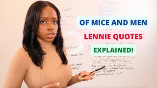 'Of Mice and Men': Lennie Character Quotes & Word-Level Analysis! | GCSE English Literature Revision