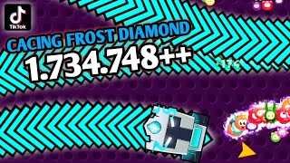 CACING PRO vs CACING BESAR ALASKA FROST DIAMOND - Worms Zone Best Gameplay