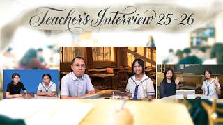 Teacher's Interview 25 - 26: Mr. T Chiu