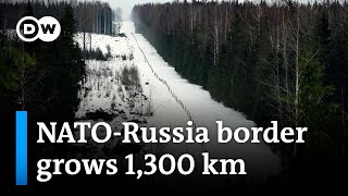 How will Finland help defend the new NATO-Russia border its membership creates? | DW News