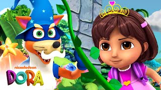 Dora Saves Fairytale Land! #7 🧙 Swiper Uses Magic Against the Fairy Godmother! | Dora \u0026 Friends