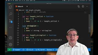 Recursive Parameterized Variants | OCaml Programming | Chapter 3 Video 19