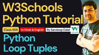 W3Schools • W3Schools Python • W3Schools Python Tutorial • Class 059 • Python - Loop Tuples