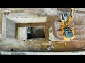 34w ŁÓdŹ budowa tunelu Średnicowego 14 04 2023 dron