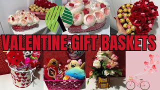 Dollar Tree VALENTINE GIFT BASKETS your family \u0026 friends will love!