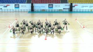 Azaria Piekary Śląskie scena pom-pom seniorki MP 2016