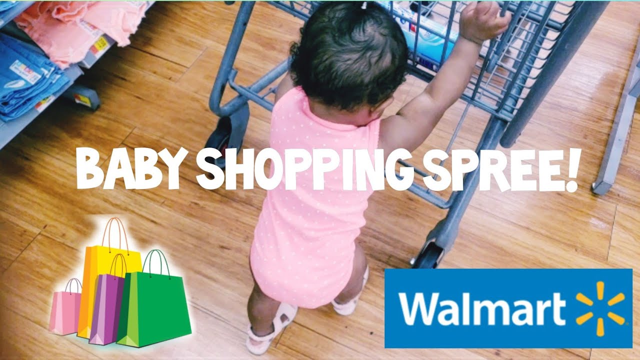 Baby Shopping SPREE! *WALMART EDITION* - YouTube