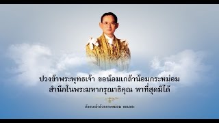 ลำถวาย สำนึกในพระมหากรุณาธิคุณ รัชกาลที่๙ เหล่าปวงราษฎร์สดุดี