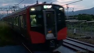 川中島駅　しなの鉄道SR1系　到着