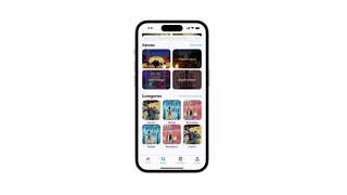 Stacklib Prototype, An E-library mobile app designed with Figma.