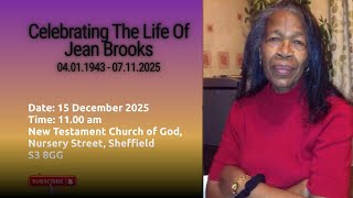 Celebrating The Life of Jean Brooks