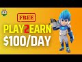 5 FREE Play To Earn NFT Games To Earn $100 DAILY || Play To earn Crypto Games