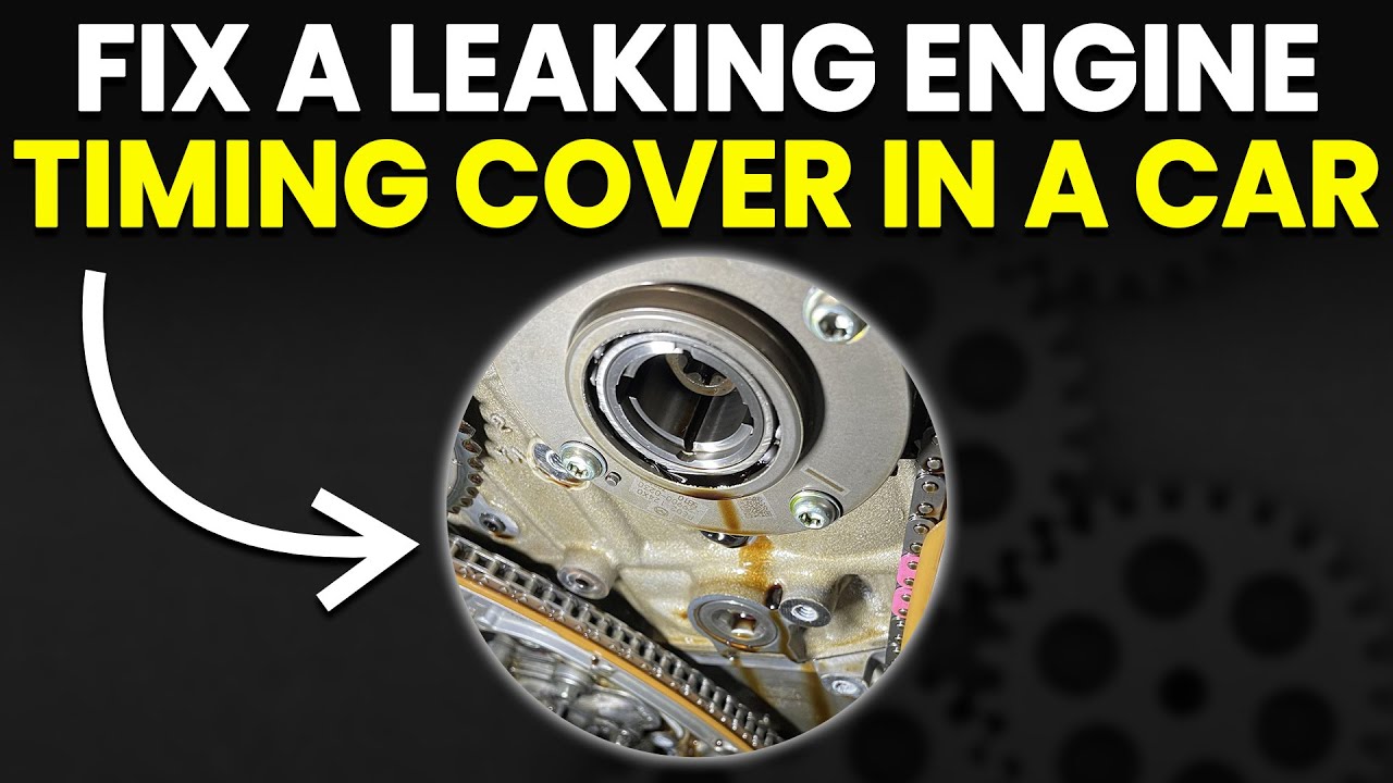 Car Engine Timing Cover Leaking Causes Diagnosis And What To Do