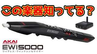 【EWI5000】この楽器知ってる？【楽器紹介】 #ewi #akai #ウィンドシンセ