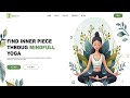 Create Yoga Website Using HTML & CSS | Step By Step Tutorial | Fast Code