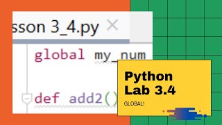 Python Lesson 3.4: Lab - Aliasing and Scope