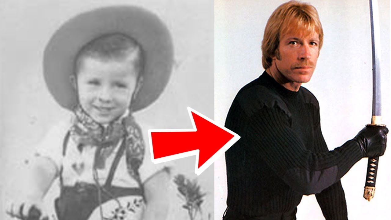 Chuck Norris From 1 To 77 Years Old - YouTube