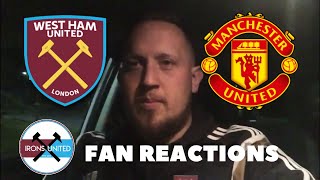 West Ham United 3-1 Manchester United | Post Match Reaction | Irons United
