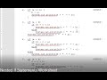 JAVA - Lesson #38 - APCSA Nested If Statements Worksheet