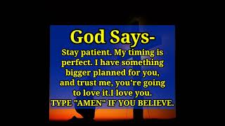 God Says- My timing is perfect #godsaystoyou #godmessage #jesus #jesuschrist #Christianity#shorts