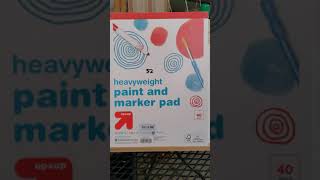 target up and up heavyweight paint and marker pad review (clearance)