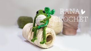 Rana amigurumi crochet tutorial, paso a paso