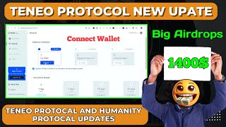 Teneo Protocol Airdrop New Update | Teneo Protocol Link Wallet | Teneo Airdrop New Big Update