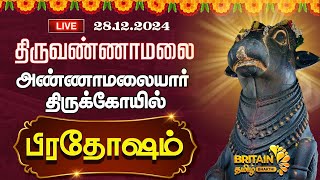 🔴LIVE - திருவண்ணாமலை அண்ணாமலையார் கோயில் - சனி பிரதோஷம் வழிபாடு | Thiruvannamalai Annamalaiyar