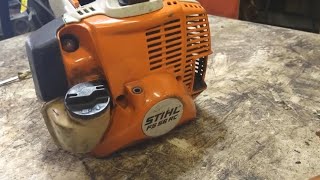 stihl fs56rc fs 56 rc trimmer recoil repair pull rope replacement