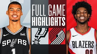 SPURS at TRAIL BLAZERS | FULL GAME HIGHLIGHTS | December 28, 2023
