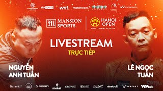 🛑 TRỰC TIẾP | Nguyễn Anh Tuấn vs Lê Ngọc Tuấn | Hanoi Open Pool Championship 2024 | Bàn 2