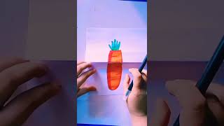 creative satisfying art|emoji mixing|carrot 🥕+bunny 🐰#creative #satisfying#art #shorts#emoji#artwork