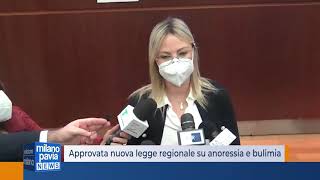 Approvata la nuova legge regionale su anoressia e bulimia