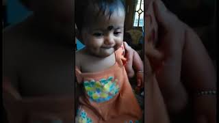 #my little princess#పిల్ల కాదు పిడుగు,funny moments👶🏻👶🏻👶🏻😆😆😆❤️💞