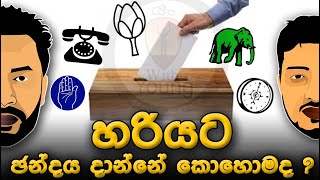 Exactly how to vote?| හරියටම ජන්දය දාන්නෙ කොහොමද?| Yan With Young