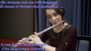 Ein Strauss aus der Frühlingszeit A Bunch of Flowers from Springtime - flute and Guitar with titles