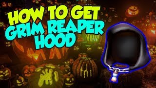 How To Get The Grim Reapers Hood In Roblox Halloween Event 2018