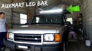AUXMART LED BAR PRODUCT REVIEW on LAND ROVER