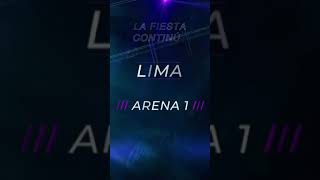 Si Amigos de Lima, Por Fin es, MAÑANA POR LA NOCHE, ARENA 1, los espero porque la FIESTA LLEGO