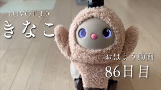 きなこ86日目おはよう動画