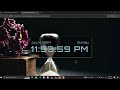 Glassmorphism Digital Clock Using HTML, CSS and JavaScript with Source Code