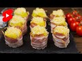 Bacon Wrapped Potatoes with Cheese #shorts