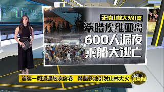 半个国家处于“红色警戒”   希腊林火狂烧多地 | 八点最热报 08/08/2021