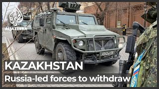 Kazakhstan: Russia-led forces to withdraw; new PM appointed