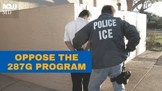 Oppose the 287g program