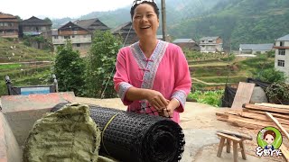 丫頭哥花400塊錢網購塑料網圍菜園，秋子擔心質量問題，不停追問