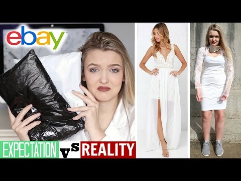 Trying On $3 WEDDING Dresses I Bought From Ebay *DISASTER* Trying On $3 WEDDING Dresses I Bought From Ebay *DISASTER*
